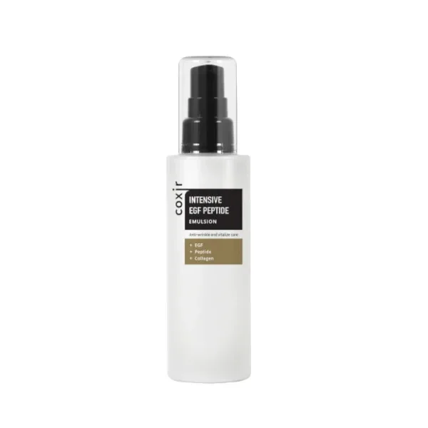 Эмульсия для лица Coxir Intensive EGF Peptide Emulsion с пептидами и коллагеном, для зрелой кожи, против морщин, 100 мл