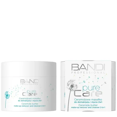 Масло-баттер для снятия макияжа Bandi Professional PURE CARE 2в1 с церамидами, очищающее питательное, 90 мл