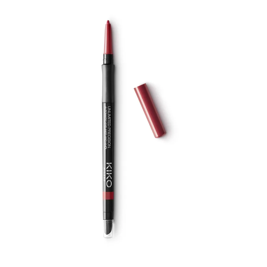 Карандаш для глаз KIKO Milano Unlimited Precision Automatic Eyeliner & Khol 04 Spicy Burgundy автоматический водостойкий, бордовый, 0,35 г