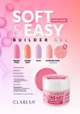 Гель строительный Claresa Nails Soft&Easy Builder Gel Lilac сиреневый, без опила и топа, 90 г — фото 3
