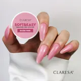 Гель для наращивания ногтей Claresa Nails Soft and Easy Builder Gel камуфлирующий, самовыравнивающийся, BLUSH PNK, 90 г — фото 3
