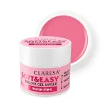 Гель для наращивания ногтей Claresa Nails Soft and Easy Builder Gel камуфлирующий розовый, без опила, BLUSH PNK, 45 г — фото 1