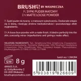 Пудра рассыпчатая BrushUp! by Maxineczka Loose Matte Powder матирующая для фиксации макияжа 8 г — фото 6