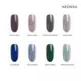 Лак гибридный NEONAIL Icy Sapphire синий, плотное покрытие в два слоя, стойкость до 21 дня, 7,2 мл — фото 3