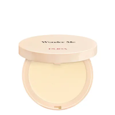 Пудра для лица компактная PUPA Milano Wonder Me Powder-no-Powder 009 Banana банановая для высветления, 7,5 г