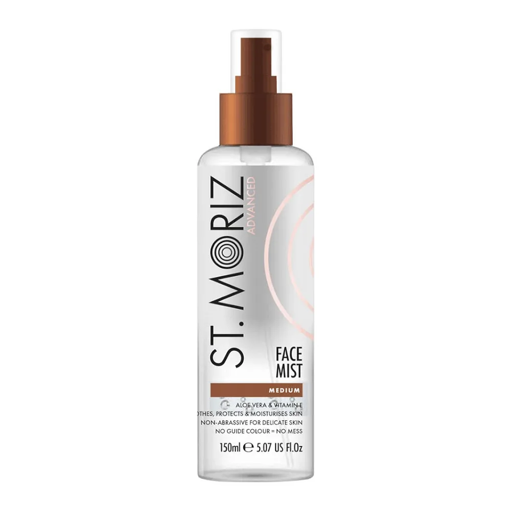 Мист-автозагар для лица St. Moriz Advanced Pro Gradual Self Tanning Face Mist оттенок Medium, постепенный загар, 150 мл