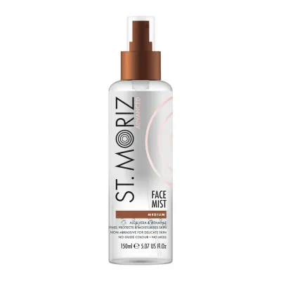 Мист-автозагар для лица St. Moriz Advanced Pro Gradual Self Tanning Face Mist оттенок Medium, постепенный загар, 150 мл