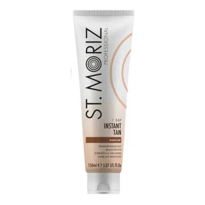 Бронзер для тела St. Moriz Professional 1-Day Instant Tan смываемый матовый Medium, 150 мл