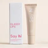 Бальзам для губ Say Hi GLASSY LIPS оттеночный, с пептидом, глянцевый, Fuchsia, 10 мл — фото 5