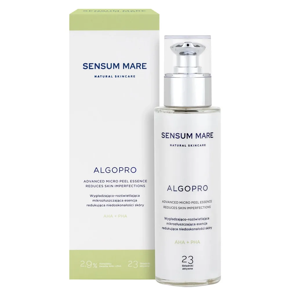 Эссенция для лица Sensum Mare Algopro Advanced Micro Peel с AHA и PHA кислотами, отшелушивающая, 100 мл