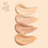 Тональная основа Paese Get The Glow Look сияющая многофункциональная, оттенок 2N Sand Beige, лёгкое покрытие, 30 мл — фото 3