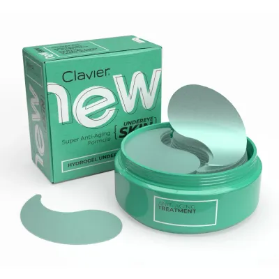 Патчи под глаза Clavier NEW undereye SKIN гелевые, лифтинг и увлажнение, 60 шт