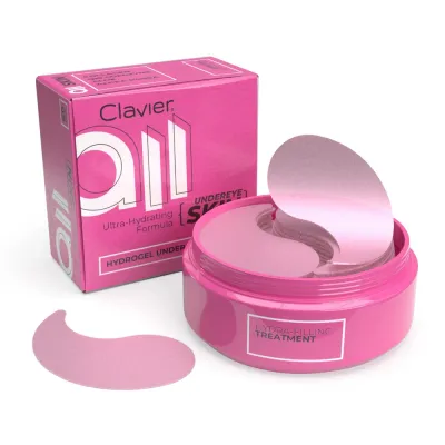 Патчи для глаз Clavier ALL Undereye SKIN гидрогелевые увлажняющие, против следов усталости, 60 шт