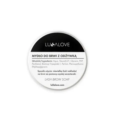 Мыло для бровей LullaLove прозрачное, укладка без подкрашивания, эффект ламинирования, 30 мл