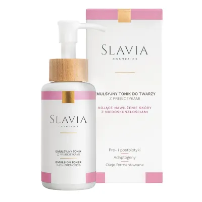 Тоник для лица Slavia Cosmetics пребиотический эмульсионный, увлажняющий для чувствительной кожи, 100 мл