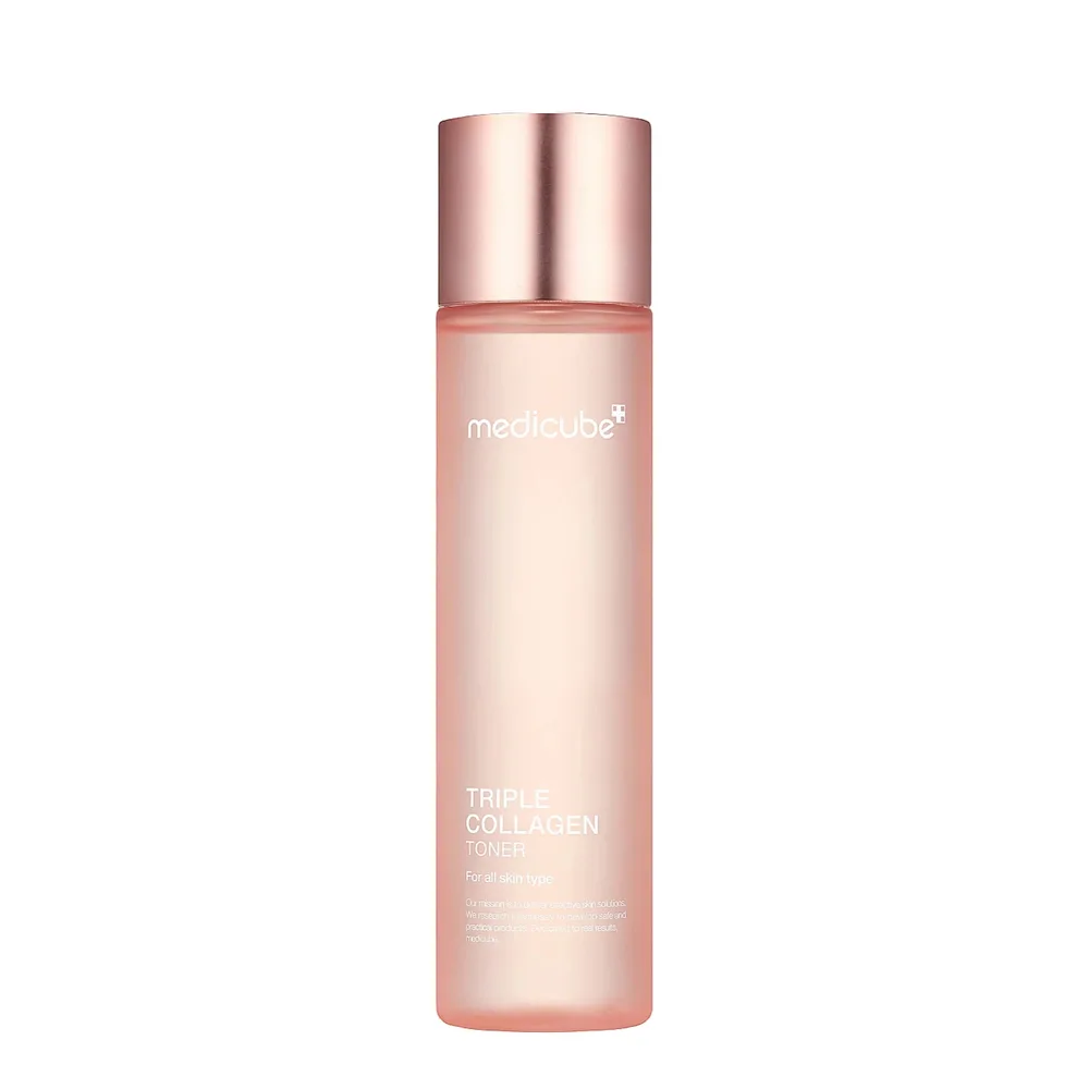 Тоник для лица Medicube Triple Collagen Toner 4.0 с коллагеном, увлажняющий для плотности кожи, 140 мл