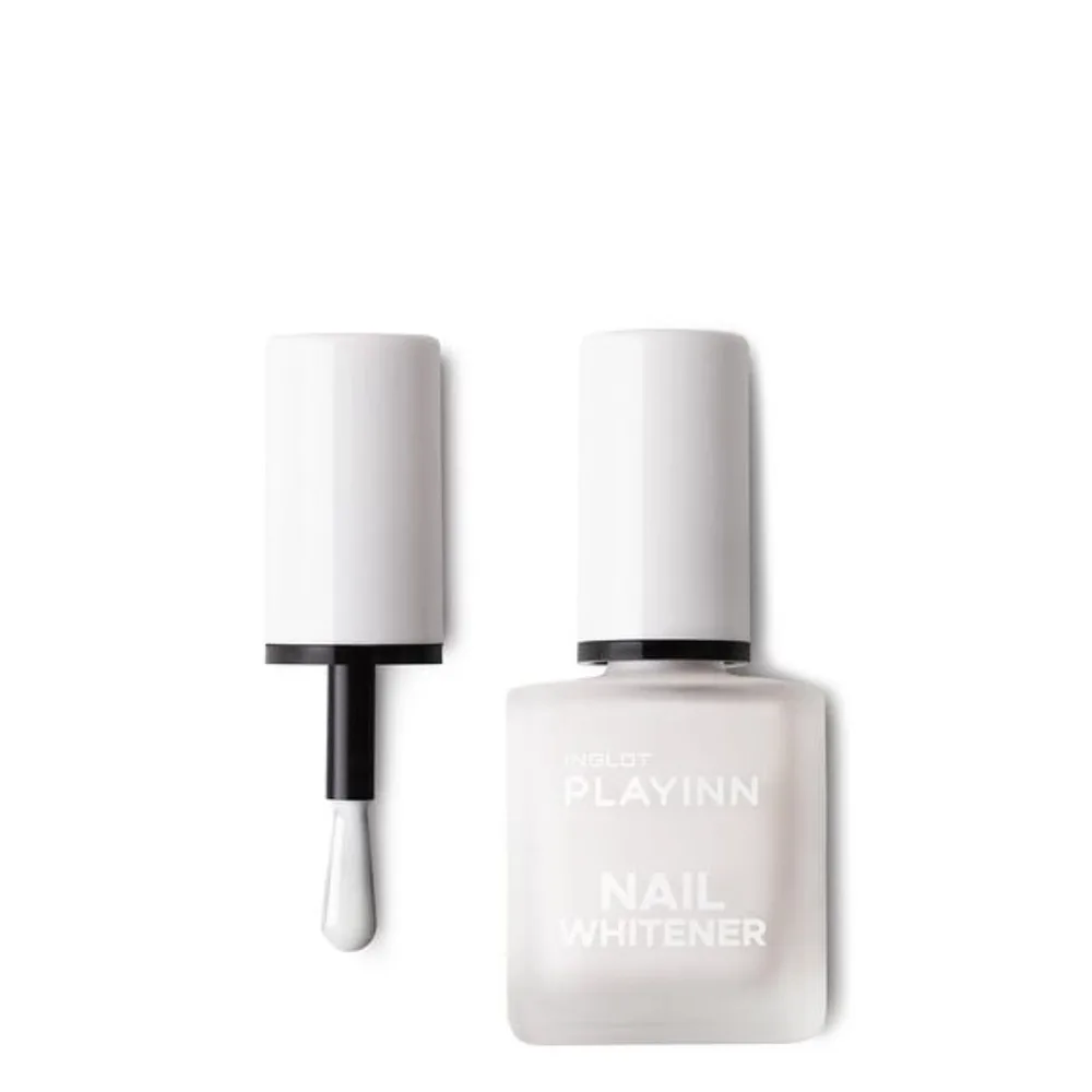 Лак для ногтей Inglot PLAYINN Nail Whitener отбеливающий, маскирует желтизну, оттенок 04, 15 мл