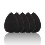 Спонжи для макияжа MINTI Collection Super Soft Sponge Set каплевидные, черные, набор 5 шт — фото 2