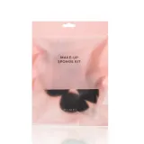 Спонжи для макияжа MINTI Collection Super Soft Sponge Set каплевидные, черные, набор 5 шт — фото 3