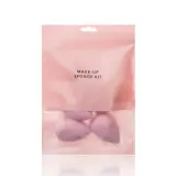 Спонжи для макияжа MINTI Collection Super Soft Sponge Set каплевидные, светло-розовые, набор 5 шт — фото 1