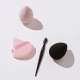 Спонжи для макияжа MINTI Collection Super Soft Sponge Set каплевидные, светло-розовые, набор 5 шт — фото 5