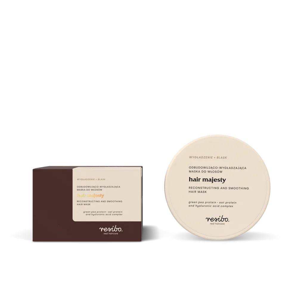 Маска для волос Resibo HAIR MAJESTY восстанавливающая разглаживающая, 175 мл