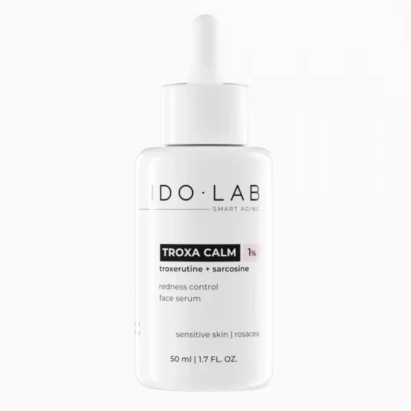 Сыворотка для лица Ido Lab TROXA CALM для чувствительной кожи с куперозом, с троксерутином, 50 мл