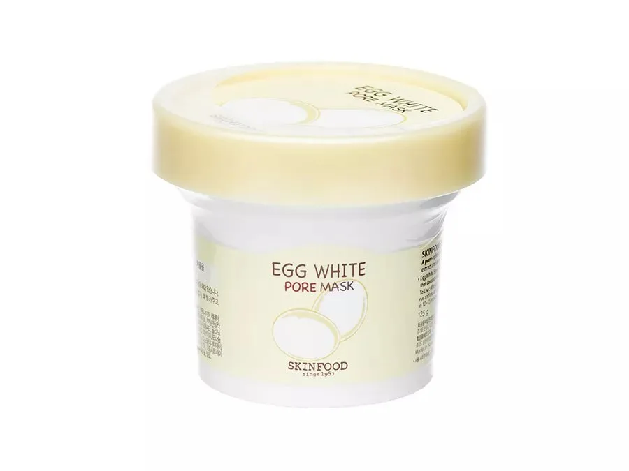 Маска для лица Skinfood Egg White Pore Mask яичная, для сужения пор и очищения кожи, 120 г