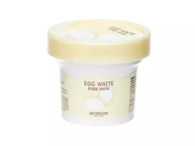 Маска для лица Skinfood Egg White Pore Mask яичная, для сужения пор и очищения кожи, 120 г