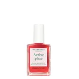 Лак для ногтей Manucurist Active Glow Raspberry ухаживающий, полупрозрачный розовый, 15 мл — фото 1