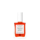 Лак для ногтей Manucurist Active Glow Cranberry ухаживающий, клюквенный глянцевый, 15 мл — фото 1