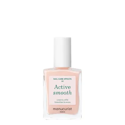 Лак для ногтей Manucurist Active Smooth 00 ухаживающий, полупрозрачный розовый, 15 мл