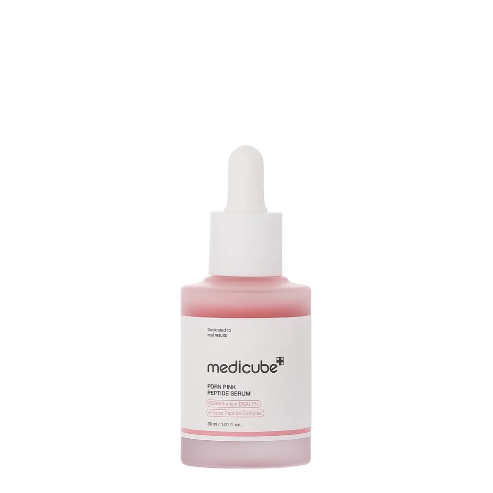Сыворотка для лица Medicube PDRN Pink Peptide с пептидами и ниацинамидом, для тонуса кожи, 30 мл