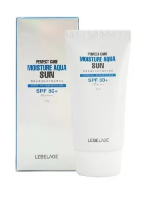 Крем солнцезащитный Lebelage Perfect Care Moisture Aqua увлажняющий SPF50+ PA+++, 50 мл