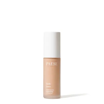 Тональный крем Paese Lush Satin 33 витаминный, сатиново-сияющий финиш, 30 мл