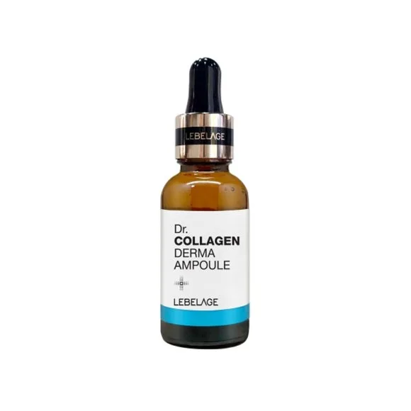 Ампула для лица Lebelage Dr. Collagen Derma с гидролизованным коллагеном увлажняющая 30 мл