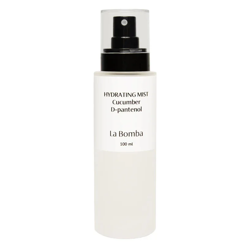 Мист для лица La Bomba Hydrating Mist Cucumber увлажняющий освежающий, с огуречной водой и D-пантенолом, 100 мл