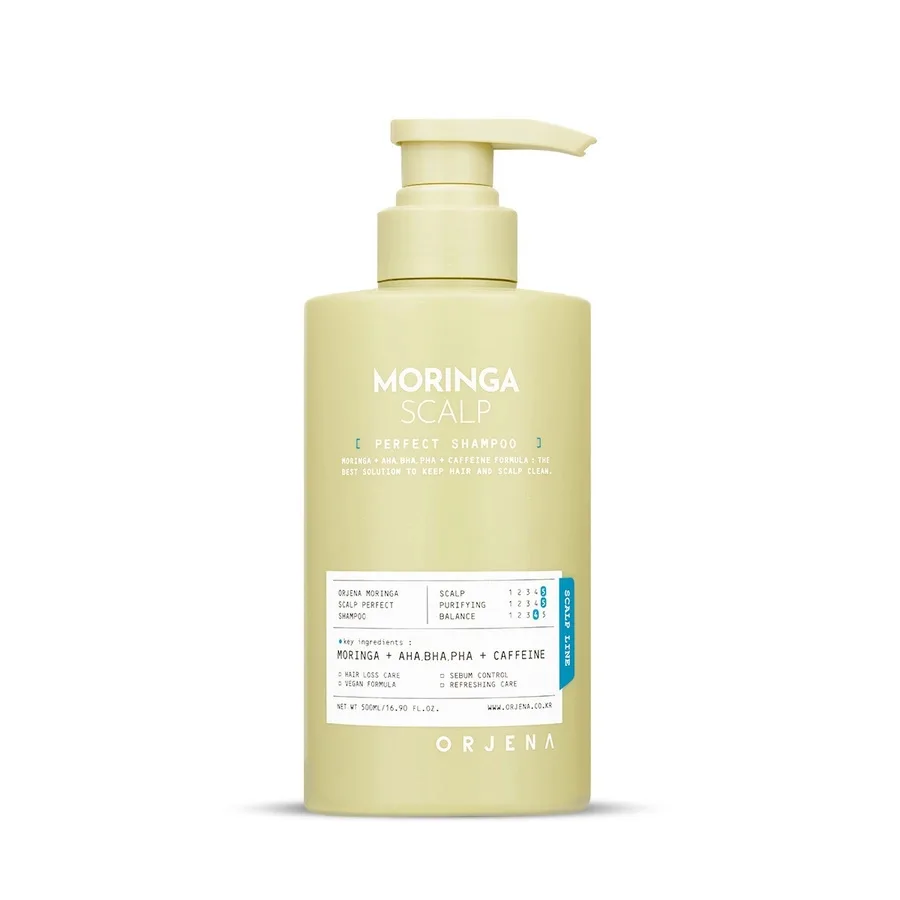 Шампунь для волос Orjena Perfect Moringa Scalp очищающий для кожи головы, объём 500 мл