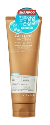 Шампунь для волос Orjena Power Caffeine Protein укрепляющий против выпадения, 200 мл