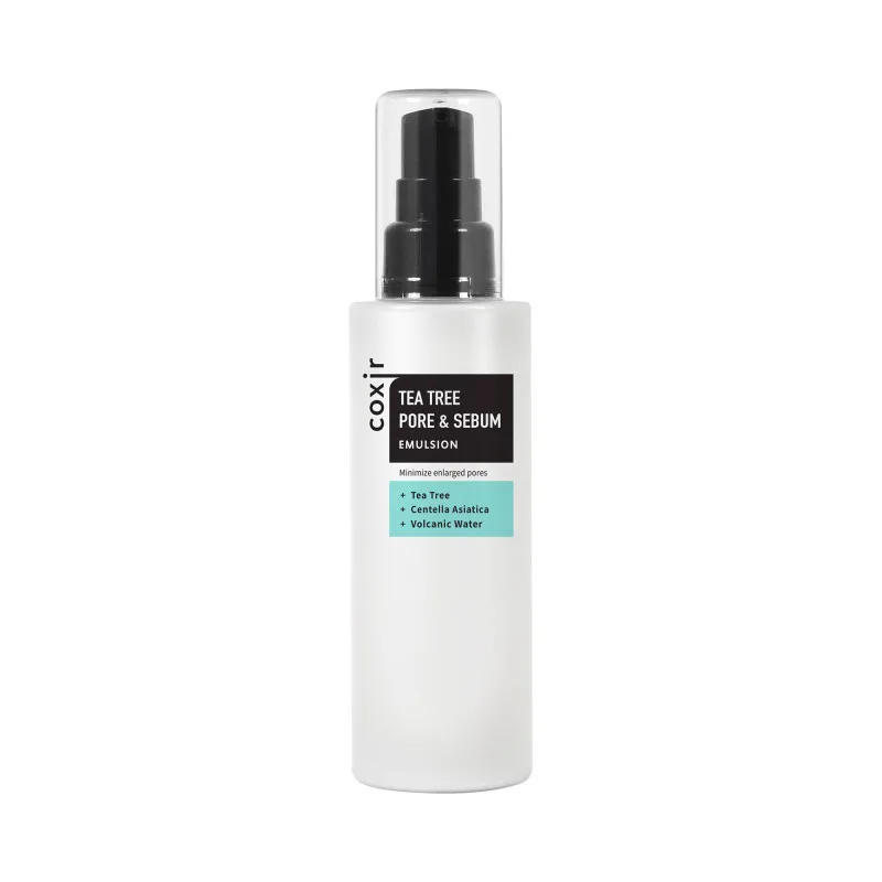 Эмульсия для лица Coxir Tea Tree Pore Line с чайным деревом, себорегулирующая увлажняющая, 100 мл