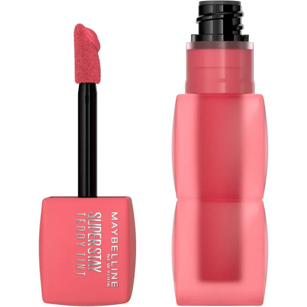Помада-тинт для губ Maybelline Super Stay Teddy Tint жидкая матовая стойкая, оттенок 40 Petalcore, 5 мл