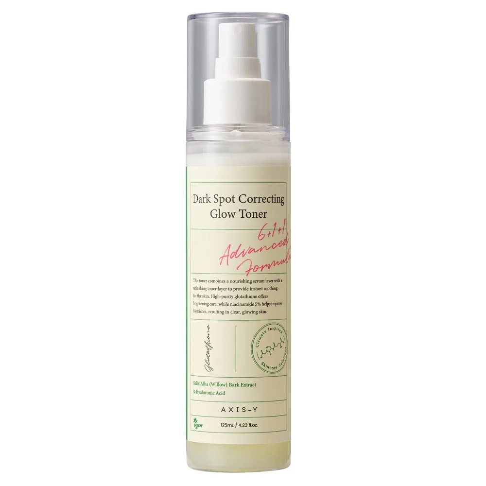 Тоник для лица AXIS-Y Dark Spot Correcting Glow Toner выравнивающий тон, против пигментации, увлажняющий, 125 мл