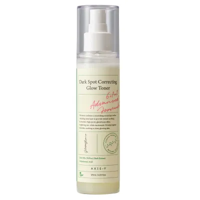 Тоник для лица AXIS-Y Dark Spot Correcting Glow Toner выравнивающий тон, против пигментации, увлажняющий, 125 мл