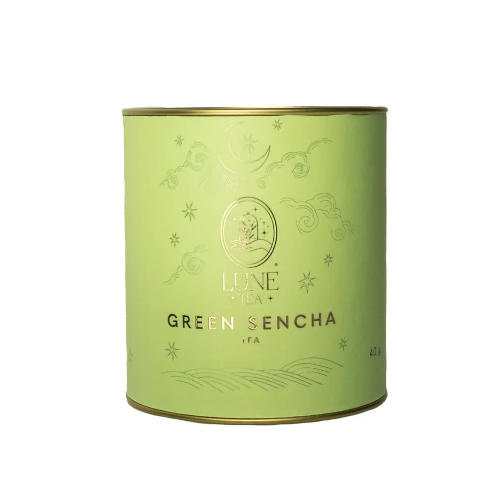Чай зелёный листовой Lune Tea Green Sencha японская сенча первого сбора, без горечи, 40 г