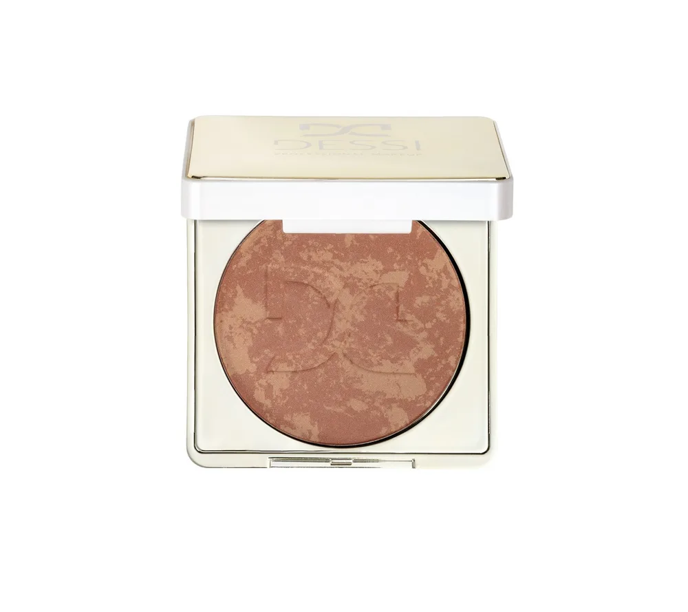 Бронзер для лица Dessi Cosmetics La Dolce Vita мозаика Latte Machiatto нейтральный, с маслом авокадо, 12 г