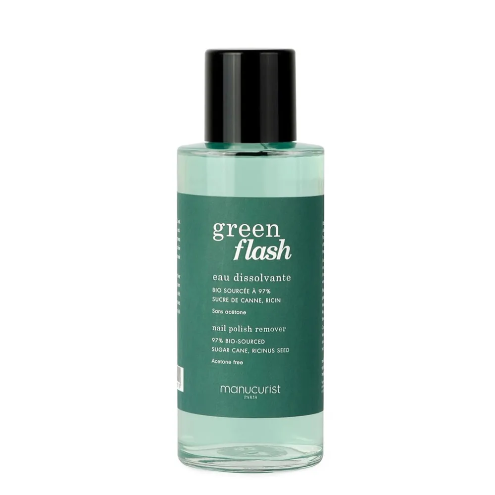 Жидкость для снятия покрытия Manucurist Gentle Polish Remover Green Flash без ацетона, с касторовым маслом, 100 мл