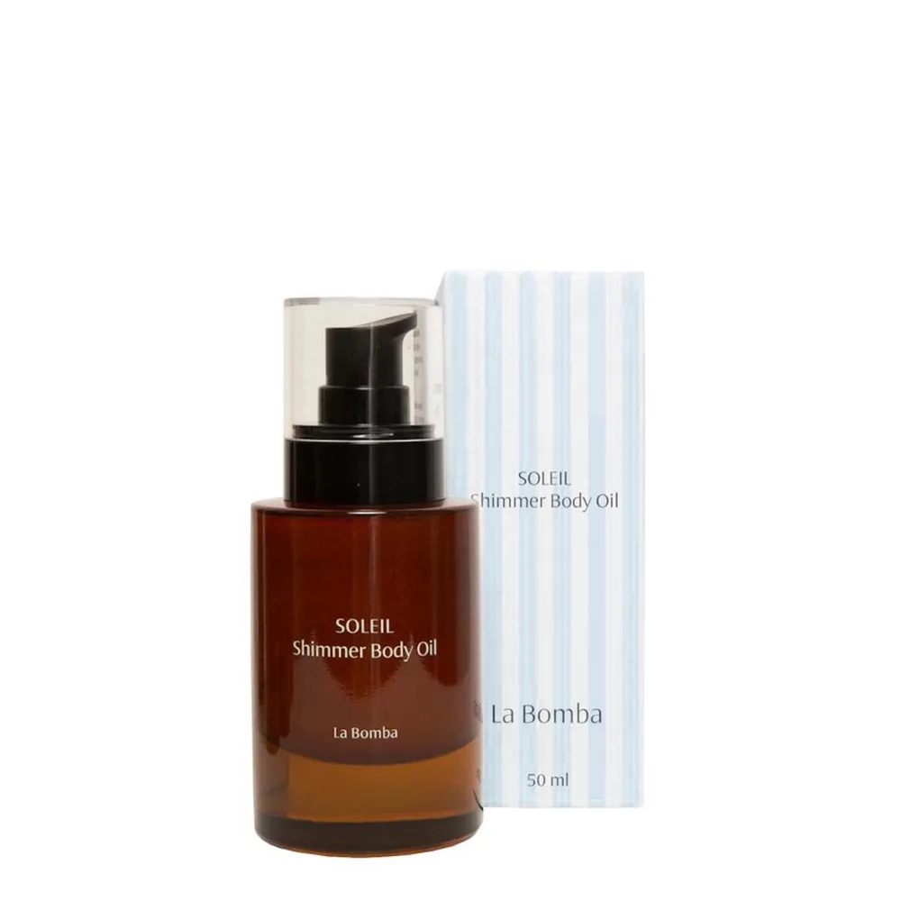 Масло для тела La Bomba Soleil Shimmer с шиммером и маслом макадамии 50 мл
