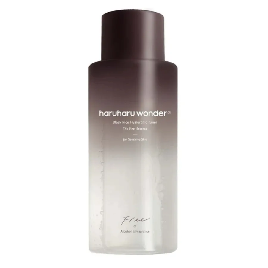 Тоник для лица Haruharu Wonder Black Rice Hyaluronic Toner Free of Alcohol & Fragrance без спирта и отдушки, концентрированный, 300 мл