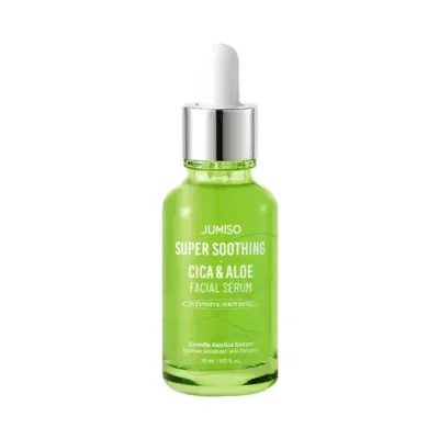 Сыворотка для лица Jumiso Super Soothing Cica Aloe успокаивающая, с центеллой и алоэ, 30 мл