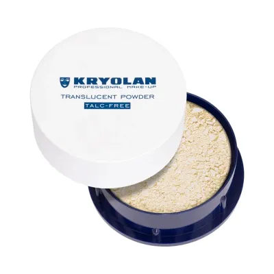 Пудра для лица Kryolan Translucent Powder рассыпчатая прозрачная, без талька, фиксация макияжа, TL4N, 29 г